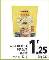 Offerta per Friskies - Alimento Secco Per Gatti a 1,25€ in Conad City