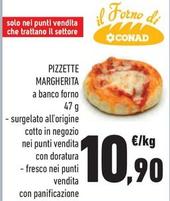 Offerta per Pizzette Margherita a 10,9€ in Conad City