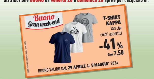 Offerta per Kappa - T-shirt a 7,5€ in Conad City
