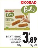 Offerta per Conad - Biscotti Biologici Per Infanzia Baby a 3,89€ in Margherita Conad
