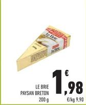 Offerta per Paysan Breton - Le Brie a 1,98€ in Margherita Conad