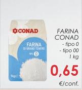 Offerta per Conad - Farina a 0,65€ in Margherita Conad