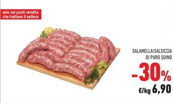 Offerta per Salamella/salsiccia Di Puro Suino a 6,9€ in Margherita Conad