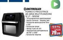 Offerta per Dictrolux - Forno E Friggitrice Ad Aria Multifunzione a 79,99€ in Happy Casa Store
