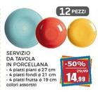 Offerta per Servizio Da Tavola In Porcellana a 14,99€ in Happy Casa Store