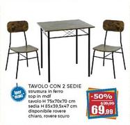 Offerta per Tavolo Con 2 Sedie a 69,99€ in Happy Casa Store