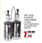 Offerta per Set Olio E Aceto Con Stand a 7,99€ in Happy Casa Store
