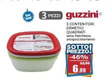 Offerta per Guzzini - Contenitori Ermetici Quadrati  a 6,99€ in Happy Casa Store