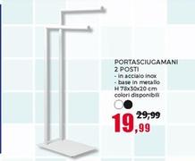 Offerta per Portasciugamani 2 Posti a 19,99€ in Happy Casa Store