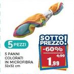 Offerta per Panni Colorati In Microfibra a 1,99€ in Happy Casa Store