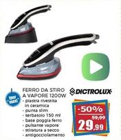Offerta per Dictrolux - Ferro Da Stiro A Vapore 1200w a 29,99€ in Happy Casa Store