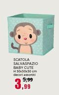 Offerta per Scatola Salvaspazio Baby Cute a 3,99€ in Happy Casa Store