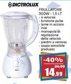 Offerta per Dictrolux - Frullatore a 14,99€ in Happy Casa Store