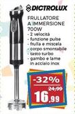 Offerta per Dictrolux - Frullatore A Immersione a 16,99€ in Happy Casa Store