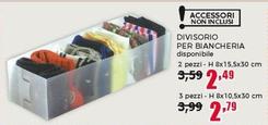 Offerta per Divisorio Per Biancheria a 2,49€ in Happy Casa Store