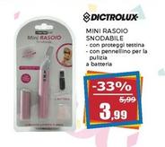 Offerta per Dictrolux - Mini Rasoio Snodabile  a 3,99€ in Happy Casa Store