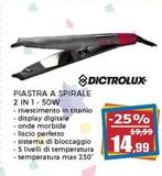 Offerta per Dictrolux - Piastra A Spirale 2 In 1 50w a 14,99€ in Happy Casa Store