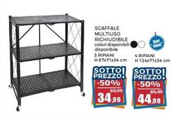 Offerta per Scaffale Multiuso Richiudibile a 34,99€ in Happy Casa Store