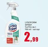 Offerta per Lysoform - Spray Tutto In 1 a 2,99€ in Happy Casa Store