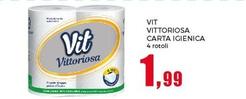 Offerta per Vit - Vittoriosa Carta Igienica a 1,99€ in Happy Casa Store
