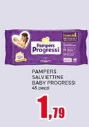 Offerta per Pampers - Salviettine Baby Progressi a 1,79€ in Happy Casa Store