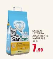 Offerta per Sanicat - Lettiera Assorbente Naturale a 7,99€ in Happy Casa Store