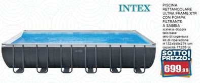 Offerta per Intex - Piscina Rettangolare Ultra Frame Xtr Con Pompa Filtrante A Sabbia a 699,99€ in Happy Casa Store