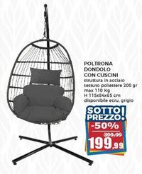 Offerta per Poltrona Dondolo Con Cuscini a 199,99€ in Happy Casa Store
