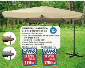 Offerta per Ombrello Lampada In Poliestere a 179,99€ in Happy Casa Store