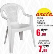 Offerta per Areta - Sedia Ischia Bianca a 6,99€ in Happy Casa Store