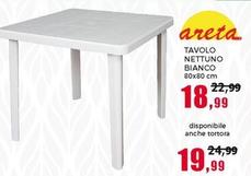Offerta per Areta - Tavolo Nettuno Bianco a 18,99€ in Happy Casa Store