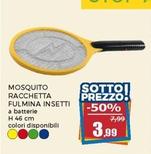 Offerta per Mosquito Racchetta Fulmina Insett a 3,99€ in Happy Casa Store