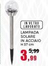 Offerta per Lampada Solare In Acciaio a 3,99€ in Happy Casa Store