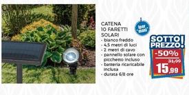Offerta per Catena 10 Faretti Solari a 15,99€ in Happy Casa Store