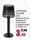 Offerta per Lampada Solare Led a 3,99€ in Happy Casa Store