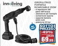 Offerta per Innoliving - Idropulitrice Portatile Ricaricabile a 69,99€ in Happy Casa Store