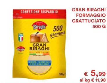 Offerta per Gran Biraghi - Formaggio Grattugiato a 5,99€ in Coop