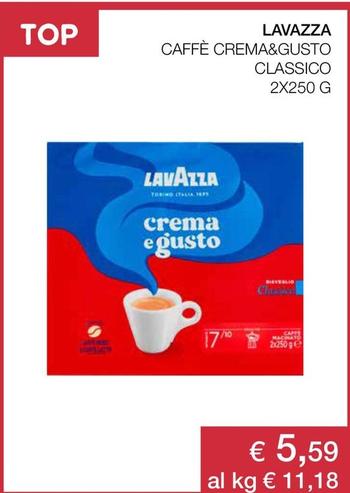 Offerta per Lavazza - Caffè Crema&gusto Classico a 5,59€ in Coop