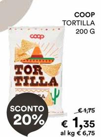 Offerta per Coop - Tortilla a 1,35€ in Coop
