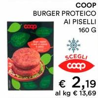Offerta per Coop - Burger Proteico Ai Piselli a 2,19€ in Coop