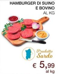 Offerta per Hamburger Di Suino E Bovino a 5,99€ in Coop