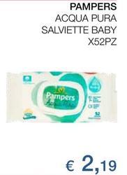 Offerta per Pampers - Acqua Pura Salviette Baby a 2,19€ in Coop