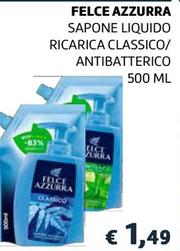 Offerta per Felce Azzurra - Sapone Liquido Ricarica Classico a 1,49€ in Coop