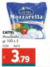 Offerta per Cattel - Mozzarella a 3,79€ in Altasfera