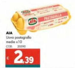 Offerta per Aia - Uova Pastagialla Medie a 2,39€ in Altasfera