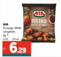Offerta per Aia - Durango Alette Congelate a 6,29€ in Altasfera