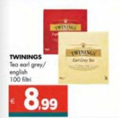 Offerta per Twinings - Tea Earl Grey/ English a 8,99€ in Altasfera