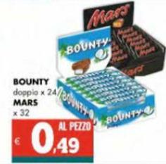 Offerta per Bounty / Mars a 0,49€ in Altasfera