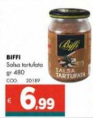 Offerta per Biffi - Salsa Tartufata a 6,99€ in Altasfera