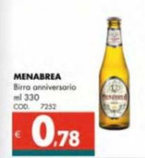 Offerta per Menabrea - Birra Anniversario a 0,78€ in Altasfera